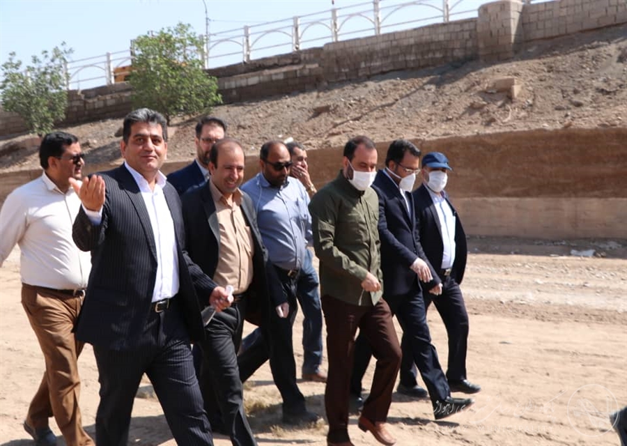 گزارش تصویری بازدید شهردار و اعضای شورای شهر اهواز از پروژه های عمرانی
