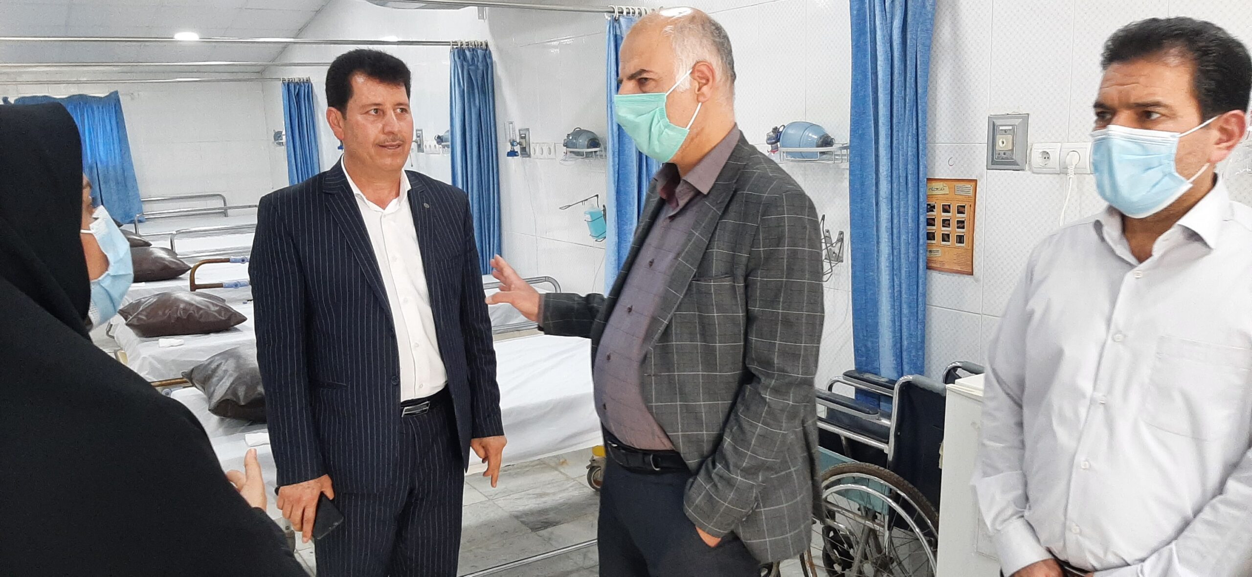 بازدید ریاست سازمان مدیریت و برنامه ریزی استان خوزستان از بیمارستان سلامت اهواز