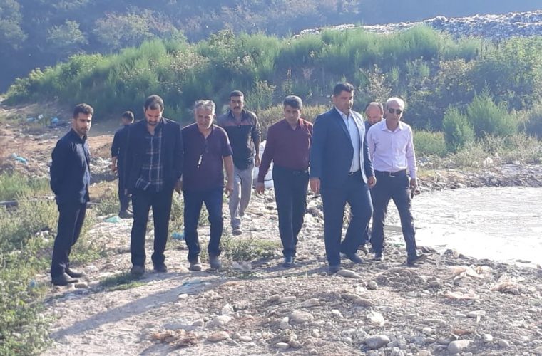 بازدید مدیرکل حفاظت محیط زیست استان گیلان از تصفیه خانه شیرابه سراوان