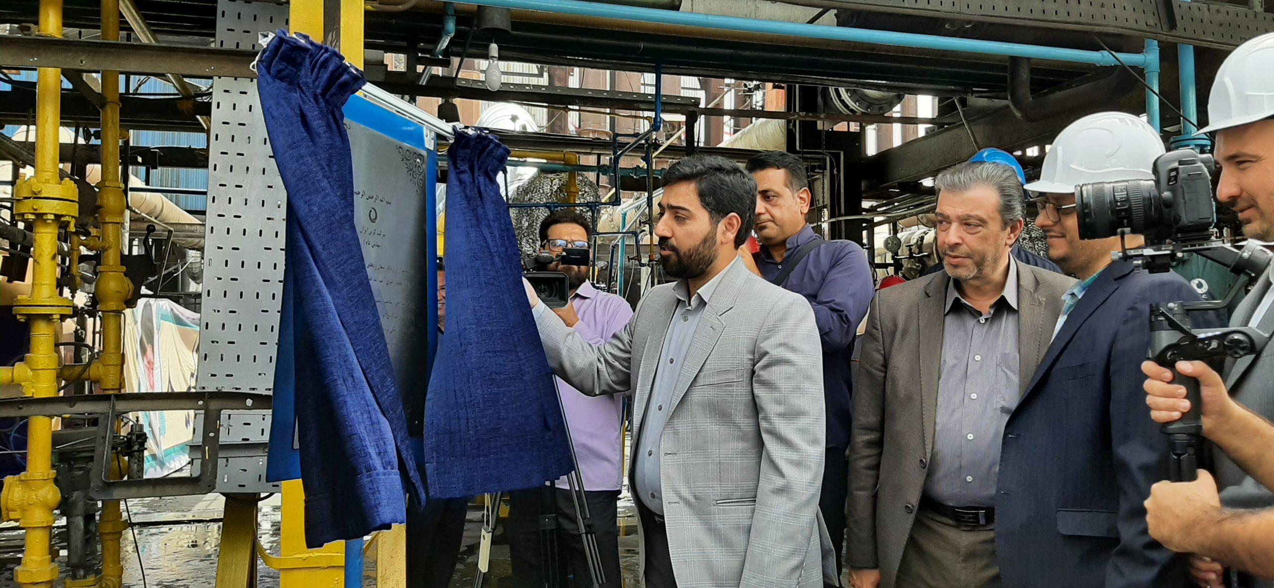 گزارش تصویری/آیین افتتاح کوره۴ خط تولید واحد یک شرکت کربن ایران