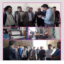 بازدید مدیران و مسئولان دستگاه های اجرایی شهرستان شوش از شهرک صنعتی