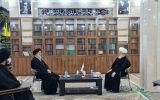 دیدار نماینده ولی فقیه در خوزستان با نواده شیخ اعظم انصاری (ره)