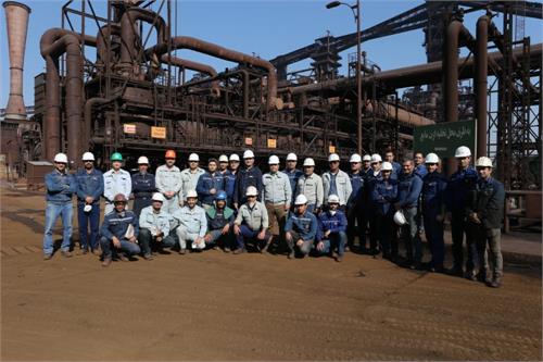 انجام تعمیرات اضطراری زمزم یک در شرکت فولاد خوزستان