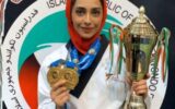 کسب مدال طلای تکواندو کار گیلانی در رقابتهای لیگ برتر پومسه زنان باشگاه‌های کشور