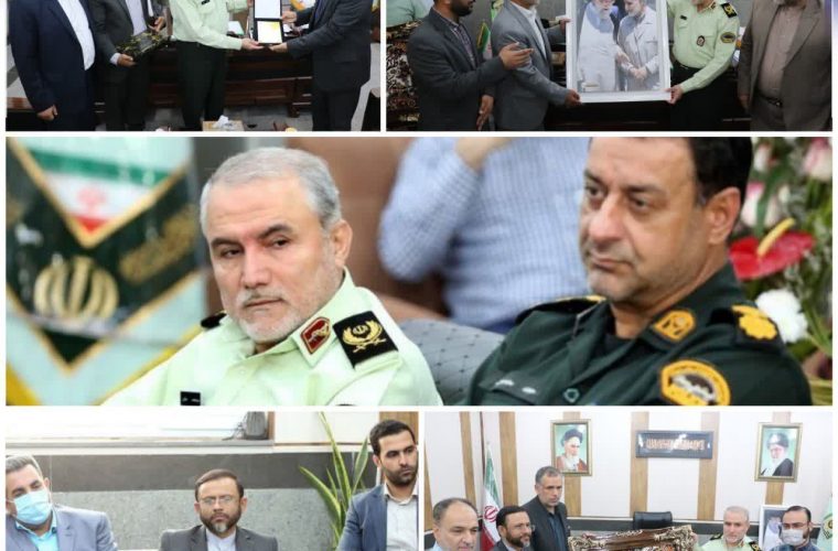 اعضای شورای شهر اهواز با فرماندهان انتظامی استان و اهواز دیدار کردند