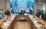 نشست مدیرعامل شرکت نفت و گاز اروندان با مدیر بانک قرض الحسنه مهر ایران
