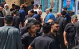تشییع پیکر یکی از جان‌باختگان بندر شهید رجایی در خرمشهر