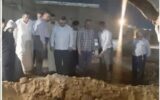 بازدید سعید دشتی زاده از روند انجام اقدامات اصلاحی در انتهای منطقه درویشیه