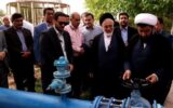 افتتاح یک طرح آبرسانی در گتوند خوزستان پس از هشت سال بلاتکلیفی  