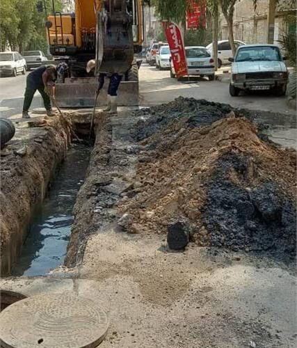 اصلاح شبکه فاضلاب خیابان فاطمی در منطقه زیتون کارمندی اهواز اصلاح شبکه فاضلاب خیابان فاطمی در منطقه زیتون کارمندی اهواز