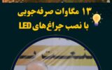 معاون برق و انرژی وزارت نیرو: صرفه جویی۱۳مگاواتی یا جایگزینی چراغ های معابر بهIED