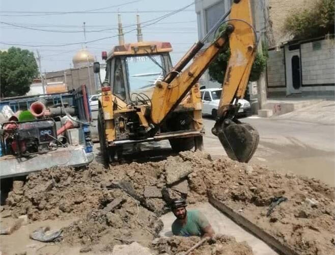 آغاز عملیات اجرایی خط انتقال جدید آب در منطقه نورآباد زرگان اهواز آغاز عملیات اجرایی خط انتقال جدید آب در منطقه نورآباد زرگان اهواز
