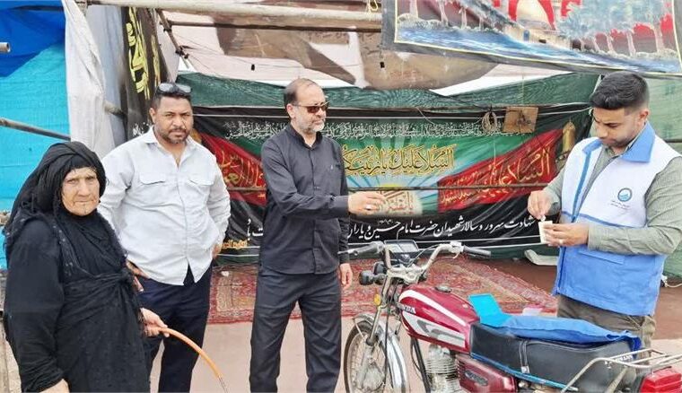 ادامه پایش آب مواکب و محل اسکان زوار اربعین حسینی(ع) در آبفا شهرستان حمیدیه ادامه پایش آب مواکب و محل اسکان زوار اربعین حسینی(ع) در آبفا شهرستان حمیدیه