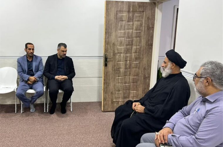 دیدار مدیرعامل شرکت آب و فاضلاب اهواز با نماینده ولی فقیه در استان خوزستان