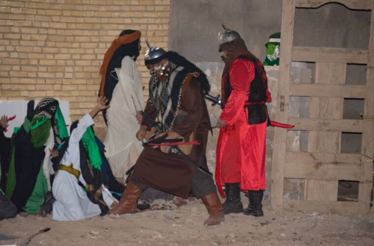 اجرای نمایش از بیعت تاهجوم