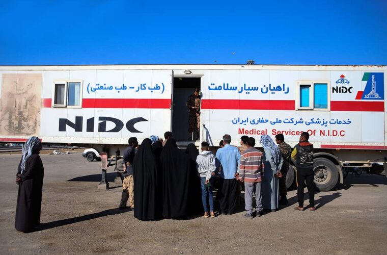 ایستگاه سلامت جهادیها در عین دو اهواز ایستگاه سلامت جهادیها در عین دو اهواز