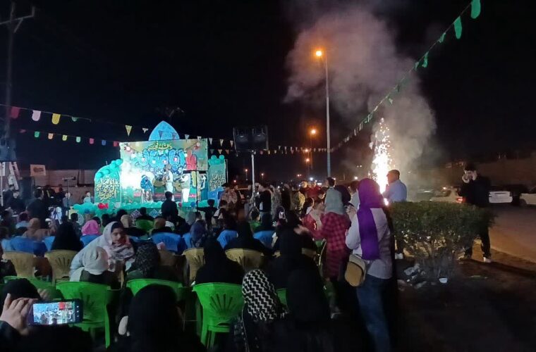 برگزاری جشن بزرگ خیابانی نیمه شعبان ولادت صاحب الزمان(عج)ودهه فجر حصیرآباد مسجد امام حسن مجتبی(ع)