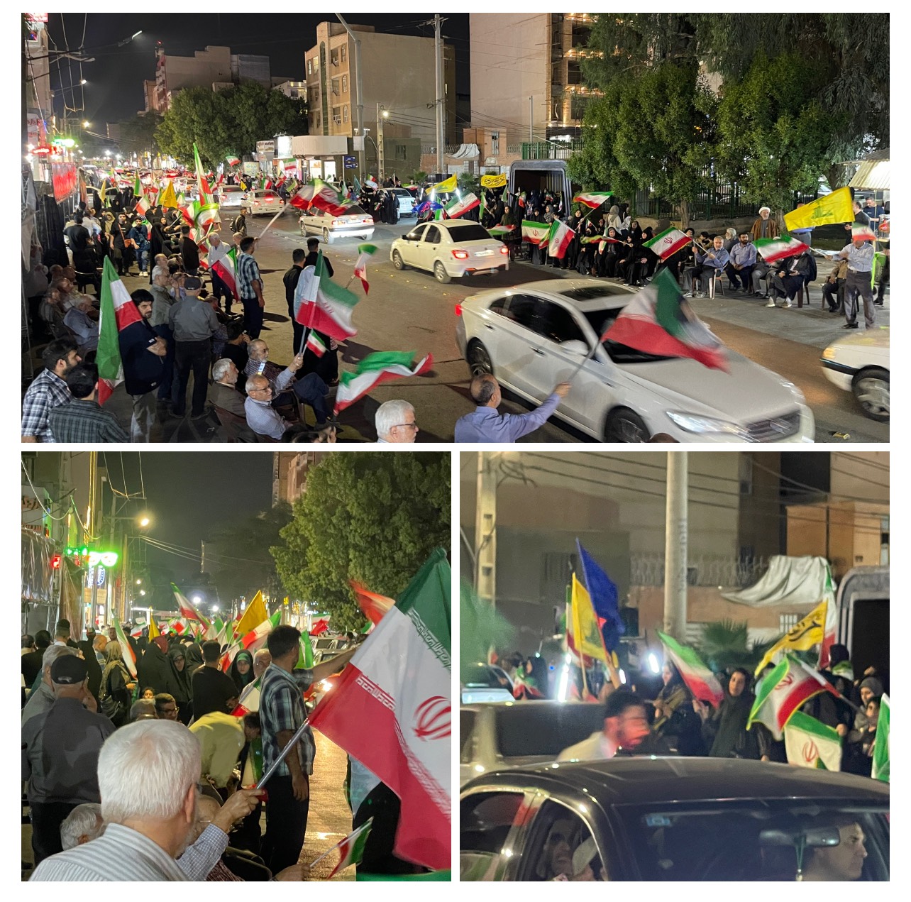 گزارش تصویری/خيابان اصلي زيتون كارمندي؛  ٩١ شب ايستادگي در سايه پرچم جمهوري اسلامي ايران /مساجد انبيا ، حضرت رسول (ص) ، امام علي(ع) و ابوذر