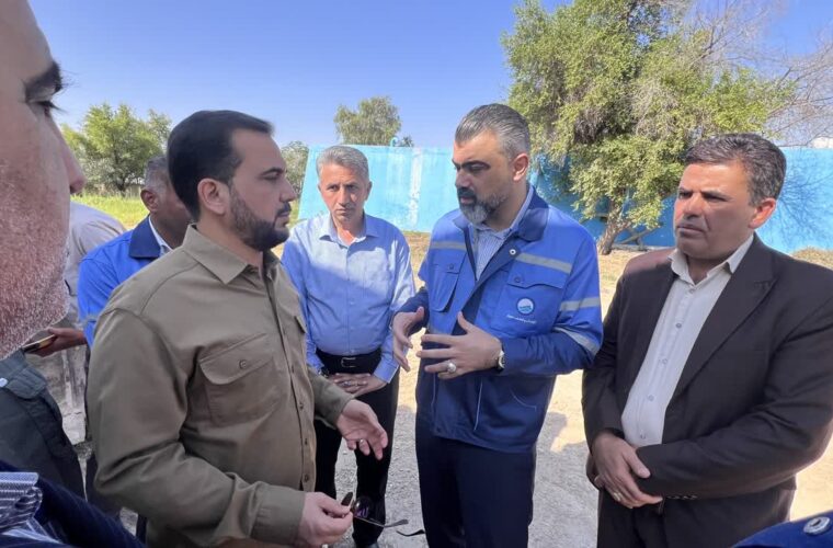 مدیرعامل شرکت آب و فاضلاب اهواز خبر داد: تصویب و اجرای پروژههای راهبردی مقابله با تنش آبی در غیزانیه مدیرعامل شرکت آب و فاضلاب اهواز خبر داد: تصویب و اجرای پروژههای راهبردی مقابله با تنش آبی در غیزانیه