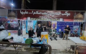 گزارش تصویری/خدمت رسانی موکب «شهدای حله» طریق الحسین به زوار امام حسین